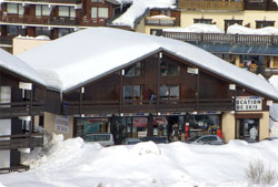 Intersport Les Saisies Bottom of the resort