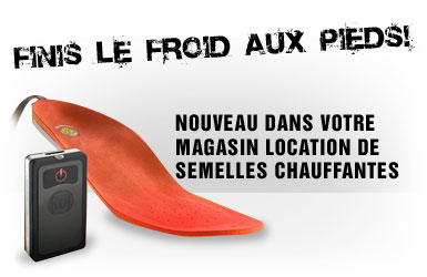 Semelles chauffantes